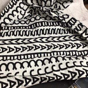 Marc Jacobs Black and White Dust Bag for Handbags XL